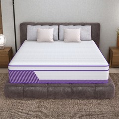 12 Inch King Size Mattress In a Box Gel Memory Foam Hybrid Spring Medium Firm