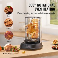 Shawarma Grill Machine Electric/Gas Gyro Rotisserie Doner Stainless Steel