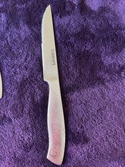 Cuisinart High Carbon Stainless Steel Hammered Handle Steak Knife C77SSH17PB-STK