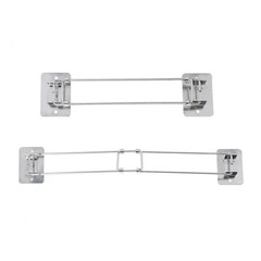 Adjustable Bathroom Corner Storage Bar Stainless Steel Shower 7.68-13.58in MISR