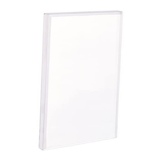 Acrylic Beveled Display Base 6″x 4″x 0.5″(LxWxH) Clear Beveled Rectangular