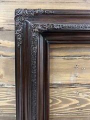 16 x 20 In stock ready to ship, Traditional compo ornate wood frame, DARK WALNUT