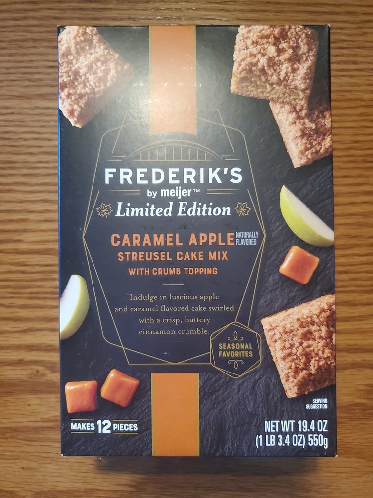 Frederik’s by Meijer Limited Edition Caramel Apple Streusel Cake Mix