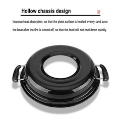 Grill Pan with Revolving BBQ Plate disc Asador Griddle Pan for Gas Stove Top