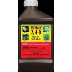Hi-Yield Weed Killer Concentrate 2, 4-D 32 oz Post Emergent Weeds in Spring