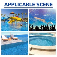 Pool Cleaning Tablets For Crystal Clear Water,Clears Cloudy Or Hazy Pool Water