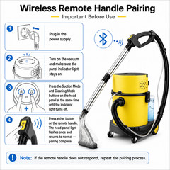 Vacmaster 6 Gallon 5.5HP Wet Dry Car Vacuum Cleaner Upholstery Shampoo 4-IN-1
