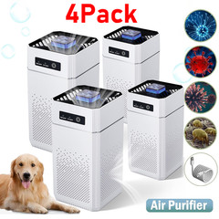 4PCS Home HEPA Air Purifier Large Room Air Cleaner for Allergies Smoke Mold Odor