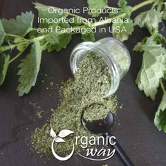 Organic Way Nettle Leaf Powder – Herbal Tea | Organic, Kosher & USDA Certified