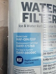 Samsung HAF-QINS/EXP Refrigerator Water Filter – White