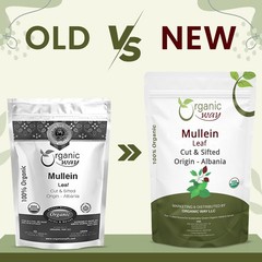 Organic Way Mullein Leaf Cut & Sifted – Organic, Kosher & USDA Certified