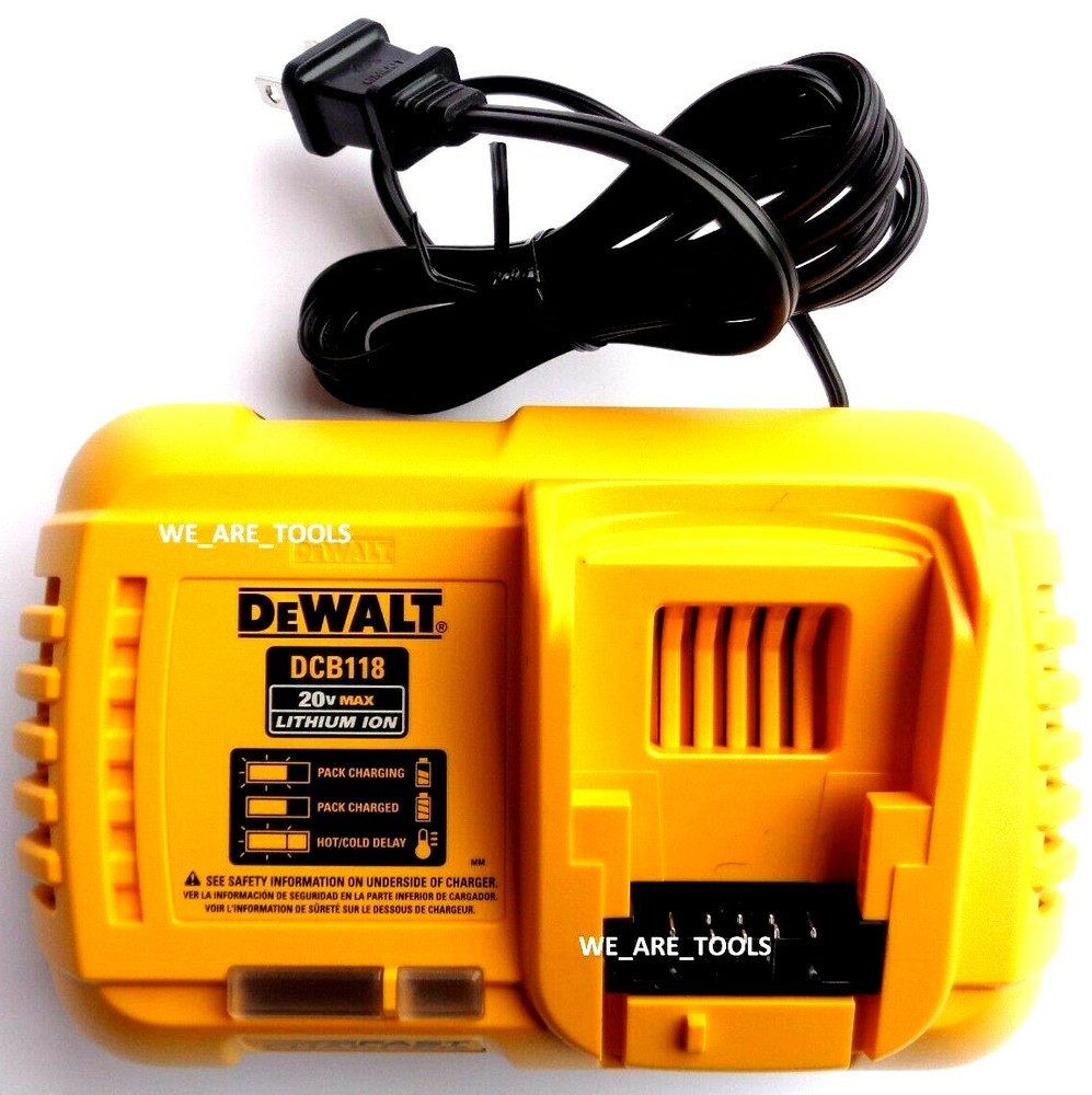 Dewalt DCB118 Flexvolt 20V, 60V MAX Rapid Battery Charger Volt Fan Cooled