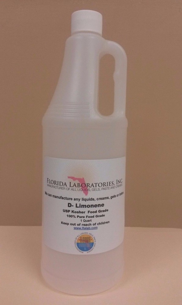 D-Limonene 100% FOOD GRADE Citrus Solvent 32 oz Dlimonene Orange Oil FREE SHIP!