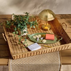 Portable Table Lamp Brass (Includes LED Light Bulb) – Hearth & Hand