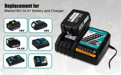 NEW 6.5Ah Battery and Charger For Makita 18V LXT Lithium BL1830 BL1850 BL1860