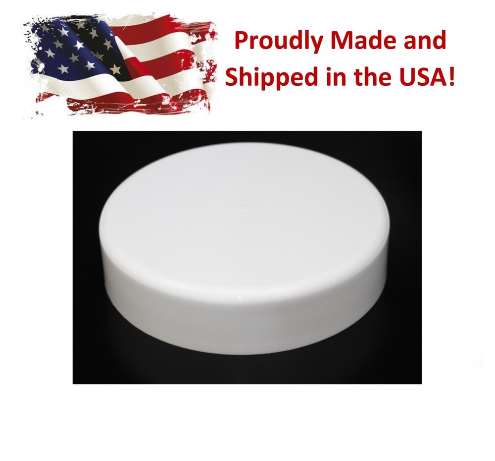 White Marine Dock Piling Flat Cap 4″ to 14″ – Plyon Post Piling Flat Cover Caps