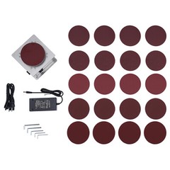 110 V 200 W Tabletop Corded Electric Disc Sander W/ 21 PCS 4 in Sanding Disc