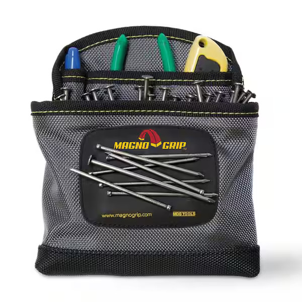 6.5 in. Platinum Pro Magnetic Clip-On Nail Utility Pouch