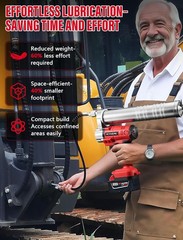 Lithium Battery Grease Gun Electric of Milwauke M18 Battery (NO Battery) with 12