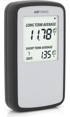 Airthings Corentium Home Radon Detector 223 Portable (3) AAA Battery Operated