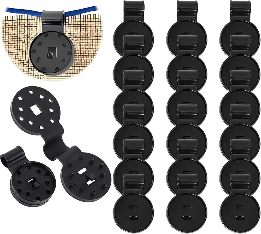 100 Pack Shade Cloth Clips, Sun Shade Net Clip, Fabric Clips, round Plastic Heav