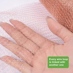 5inch x 32feet Rustproof Copper Mesh Roll – Rodent & Pest Prevention