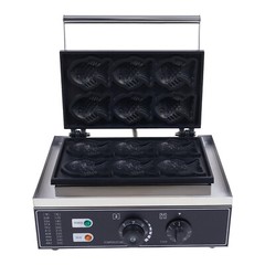 1.5kw Electric Waffle Baker Taiyaki Maker Machine Non-stick Commercial/Household