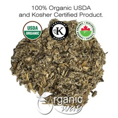 Organic Way Burdock Root Cut & Sifted – Herbal Tea | Kosher & USDA Certified