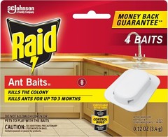Ant Killer Bait 4 Count Outdoor Indoor Tray Traps Ready To Use For 3 Months