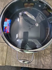HexClad 7Qt Hybrid Deep Sauté Pan and Chicken Fryer With Lid