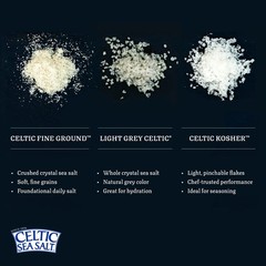 Light Grey Celtic Sea Salt 1 Pound Resealable Bag Additive-Free USA