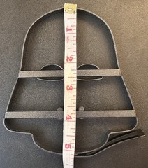 William Sonoma Non-Stick Metal Cookie Cutter Pancake Mold Darth Vader Star Wars