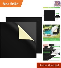 Pond Liner Repair Patch Kit Waterproof Self Adhesive EPDM Rubber 8×8 Inch