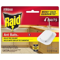 Ant Killer Bait 4 Count Outdoor Indoor Tray Traps Ready To Use For 3 Months