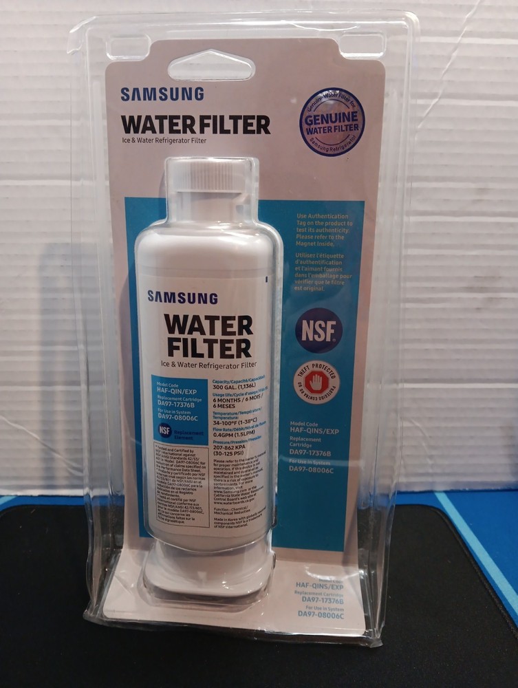 1PACK Genuine Samsung DA97-17376B HAF-QIN/EXP REFRIGERATOR Water Filter US Stock