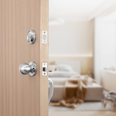 VEVOR Front Door Handle and Deadbolt Set Satin Nickel Front Door Lock Set Knob