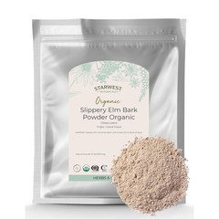 Starwest Botanicals Organic Slippery Elm Bark 16 Ounce (Pack of 1), No Color