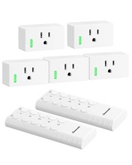 DEWENWILS Remote Control Outlet, Indoor Wireless Remote Outlet Switch 5 Outlets