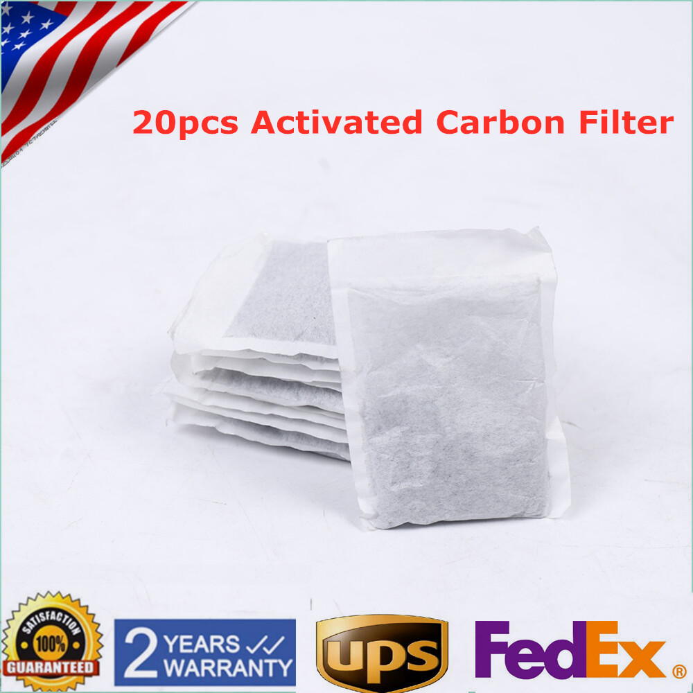 20× Activated Carbon Charcoal Filters Packs For Pure Distillers