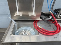 Cask MCF-100 Manual Canning System Beer Canning Line W/ Table