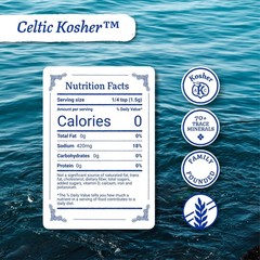 Celtic Sea Salt Kosher – Unrefined Salt, Chef 16 Ounce (Pack of 1), Bag