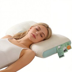 Cervical Neck Pillows Ergonomic Cervical Neck Roll for Side Back Stomach Sleeper