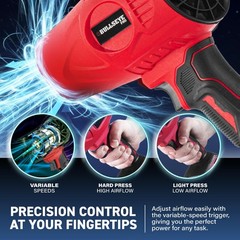 Bullseye 20V Cordless Leaf Blower Rechargeable Air Blaster Dust Tool w/ Charger