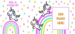 Personalised Unicorn Rainbow Mug with Photo | Life is MAgical | Funny Gift Idea