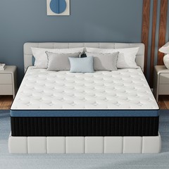 10″12″14″ Memory Foam Spring Hybrid Mattress in A Box Twin Full Queen King Size