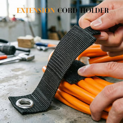 6 PCS Extension Cord Holder, Extension Cord Strap, Cable Organizer Straps for Co