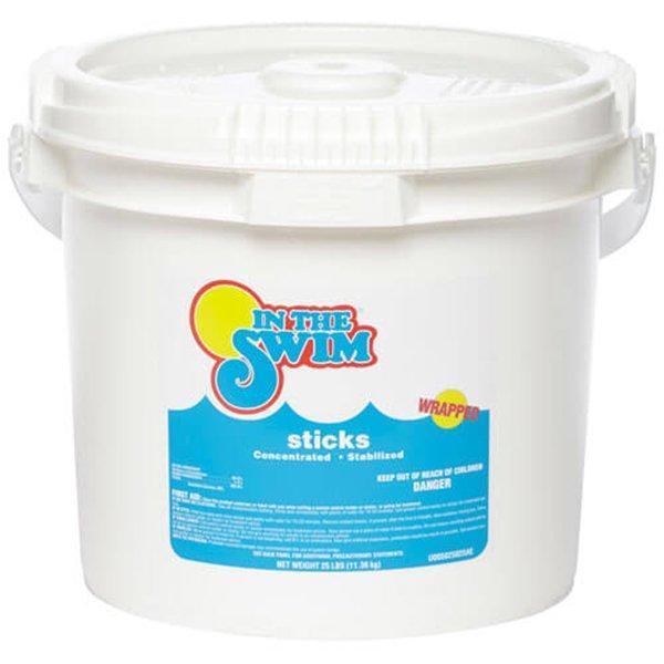In The Swim 4 Inch Stabilized Chlorine Sticks – 98.6% Trichlor 10 Pounds