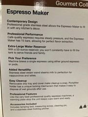 Cuisinart Manual Espresso Maker, 1.66 Quart, EM-100NP1 Stainless Steel