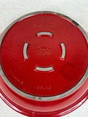 Emile Henry Flame Red Large Tagine 12.5″ Wide France Moroccan