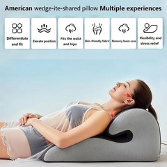 Sweet Spot Couple Pillow Couple Pillow Hip Pad Wedge Pillow Memory Foam 27°Angle